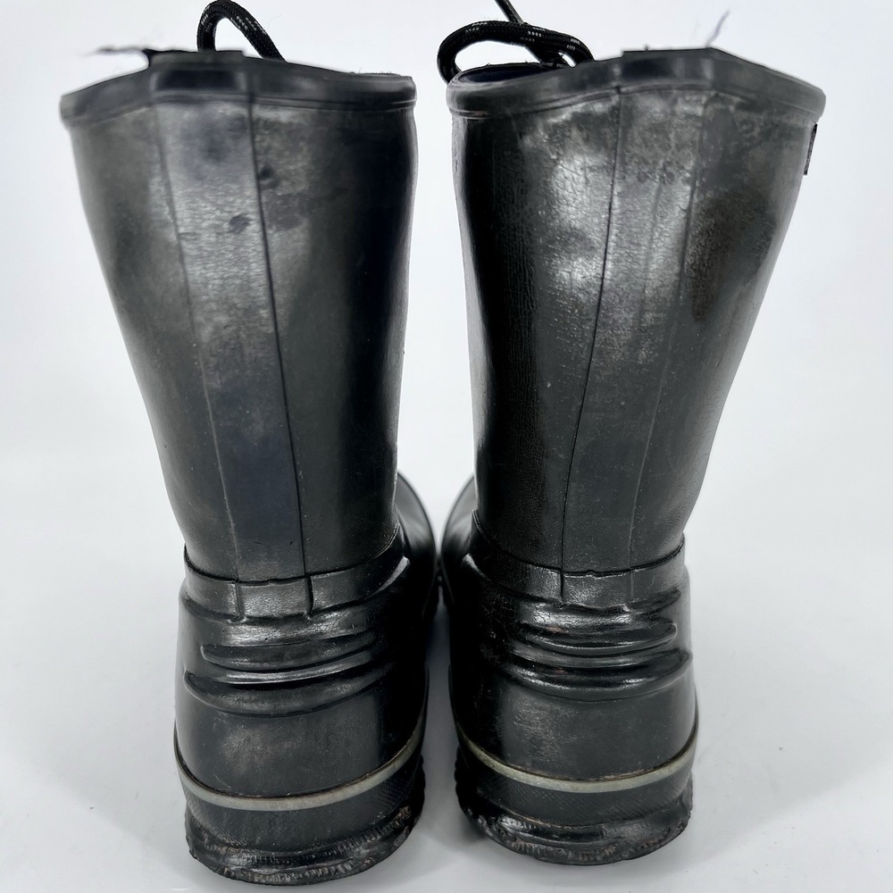 Bogs Urban Farmer Black 2eye Lace Up Womens Waterproof Rain Boots Size 8 - Picture 5 of 10